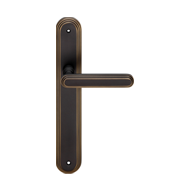 Chic Mortise Handle On Plate - Bronze M